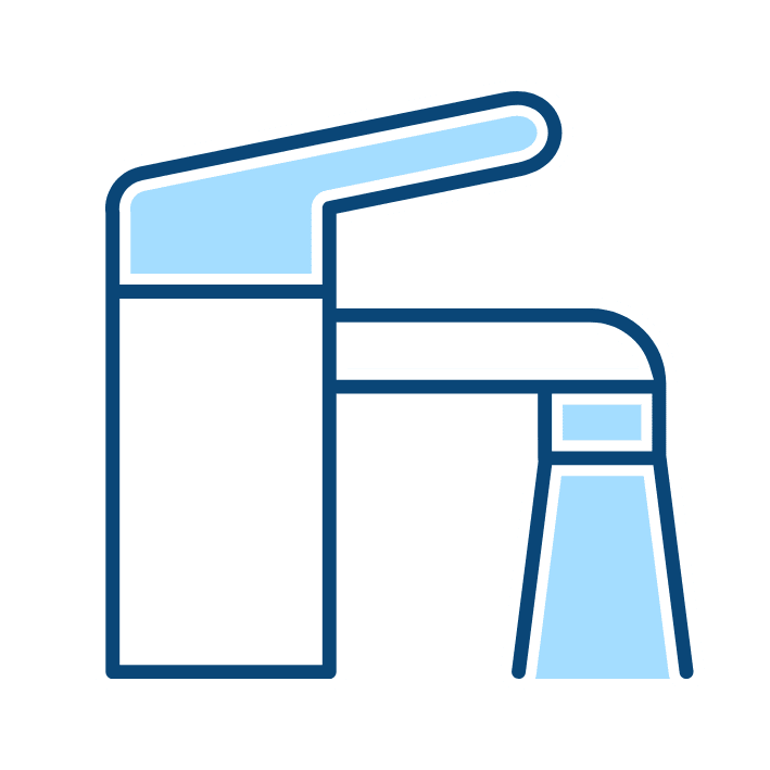 Emergency plumbing service icon